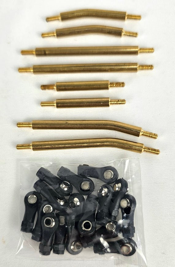 ERC 1/18 Brass High Clearance Link Set Traxxas TRX4M (8) pcs/Set