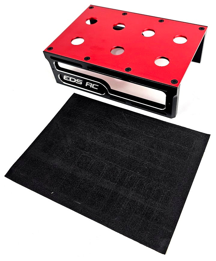 ERC 1/16 - 1/10 Car Stand Red and Black