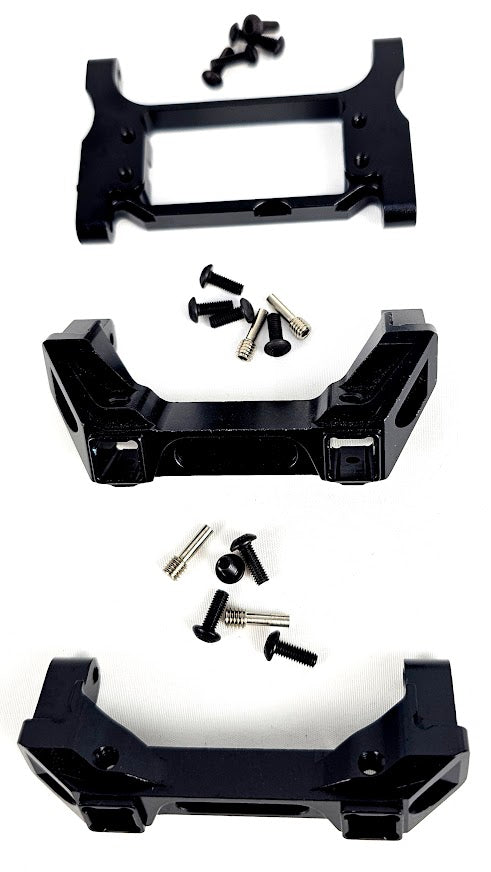 ERC Aluminum F/R Bumper Mounts and Servo Mount TRX4