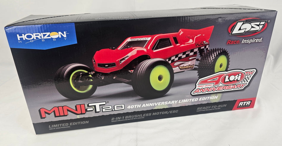 1/18 Mini-T 2.0 Stadium Truck Brushless RTR, 40th Anniversary Limited Edition