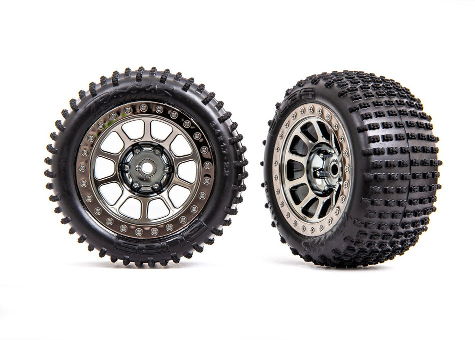Traxxas Multi-Spoke 2.2" Wheels with Alias Tires (2)