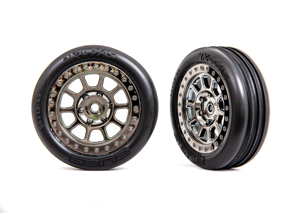 Traxxas Multi-Spoke 2.2" Wheels with Alias Tires (2)