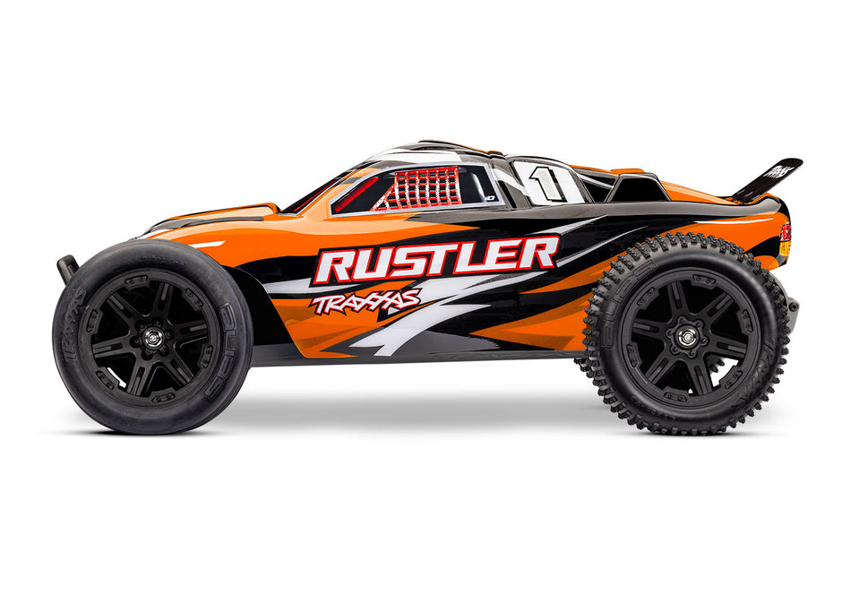 Traxxas Rustler 2WD XL-5 w/Battery Orange