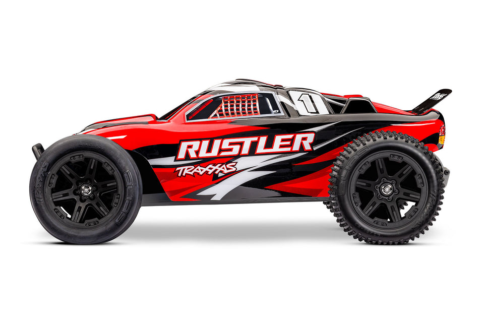 Traxxas Rustler 2wd XL-5 W/Battery Red