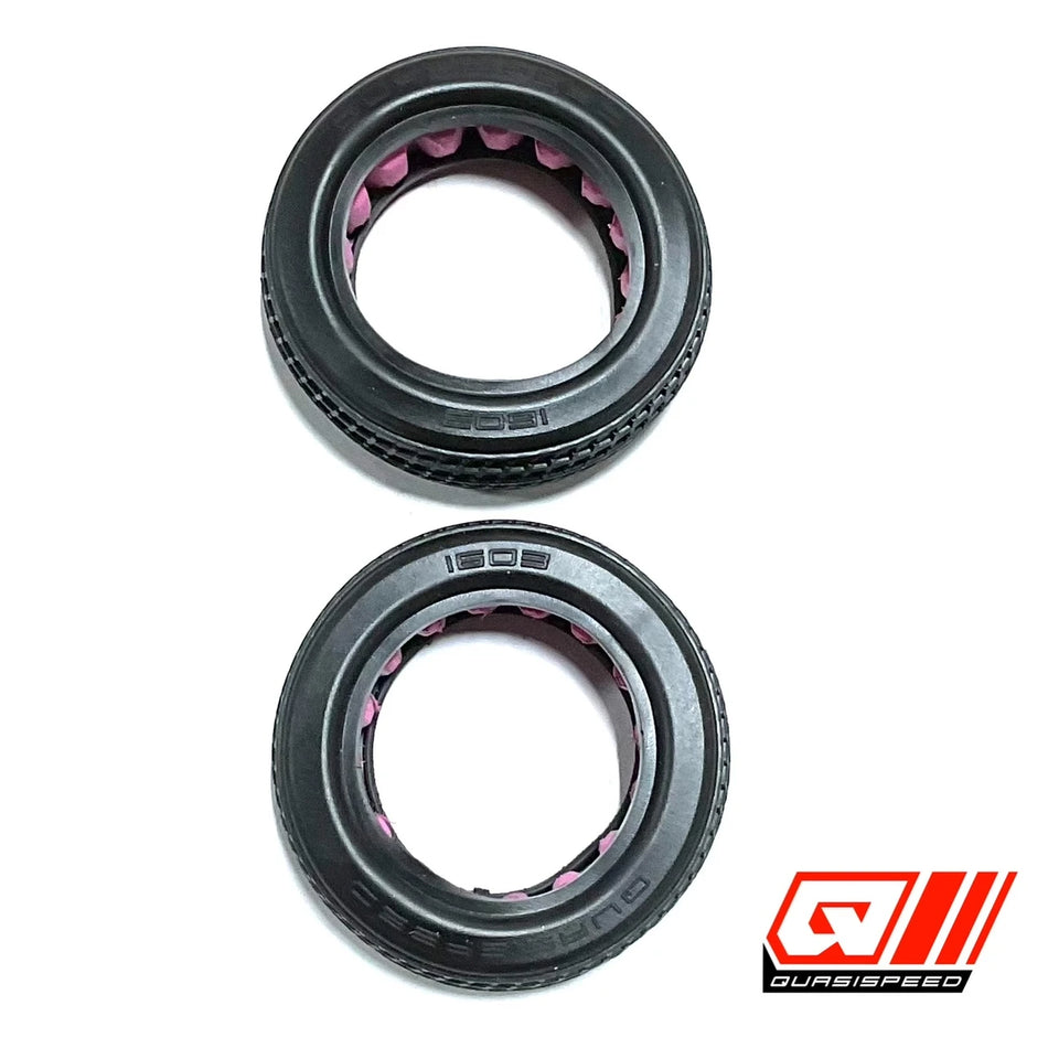 Quasi Speed Front Tires with Inserts (Pair)