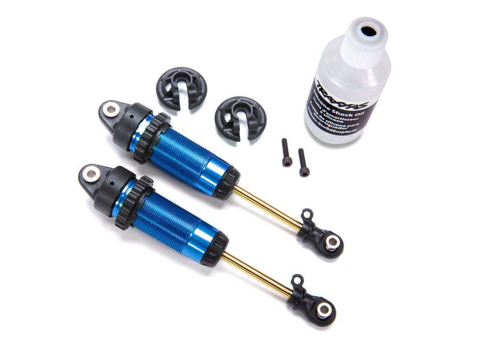 Traxxas GTR XX-Long Shocks w/Ti-Nitride Shafts (Blue) (2)
