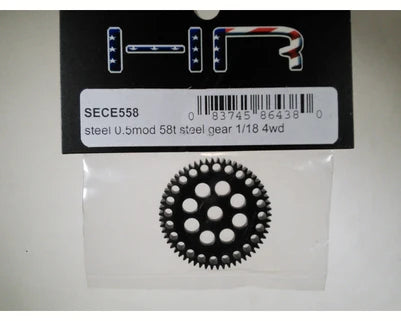 **Steel 0.5mod 58t Steel Gear 1/18 4wd