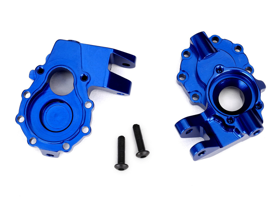 Traxxas Blue Aluminum Inner Front Portal Housings (2)