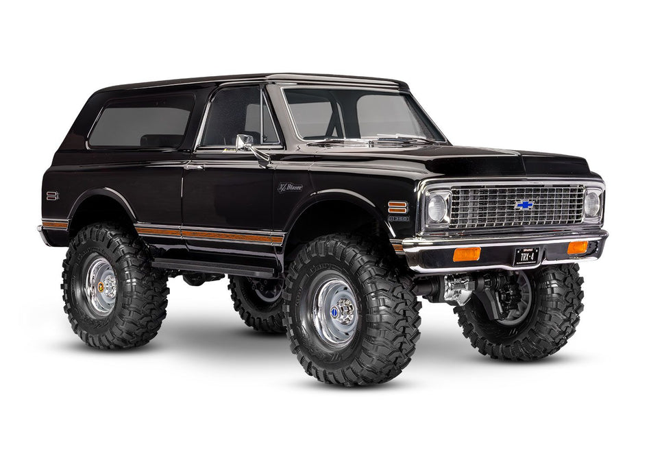 Traxxas TRX-4® 1/10 Electric 4WD RTR Scale Trail Rock Crawler (Black) w/1972 Chevy Blazer Clipless Body & TQi 2.4GHz Radio