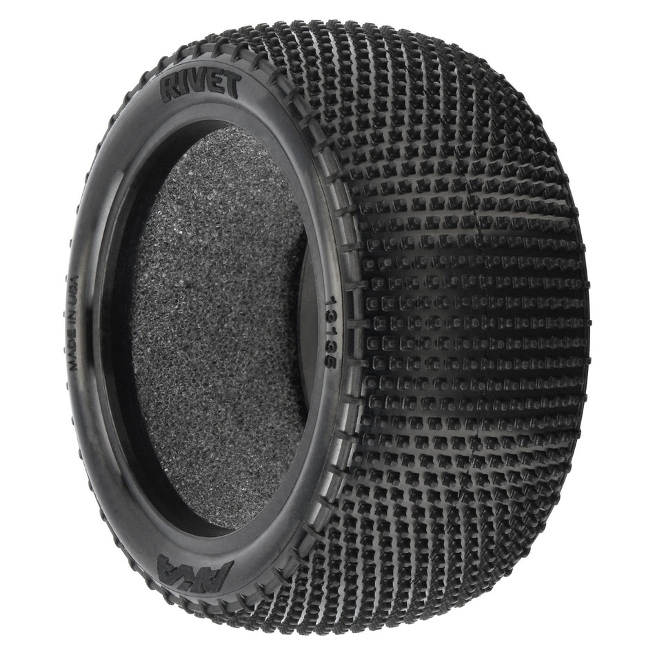 1/10 Rivet Soft Carpet Rear 2.2" Off-Road Buggy Tires (2)