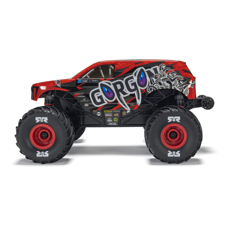 1/16 GORGON GROM 4X4 RTR Brushed Monster Truck Red