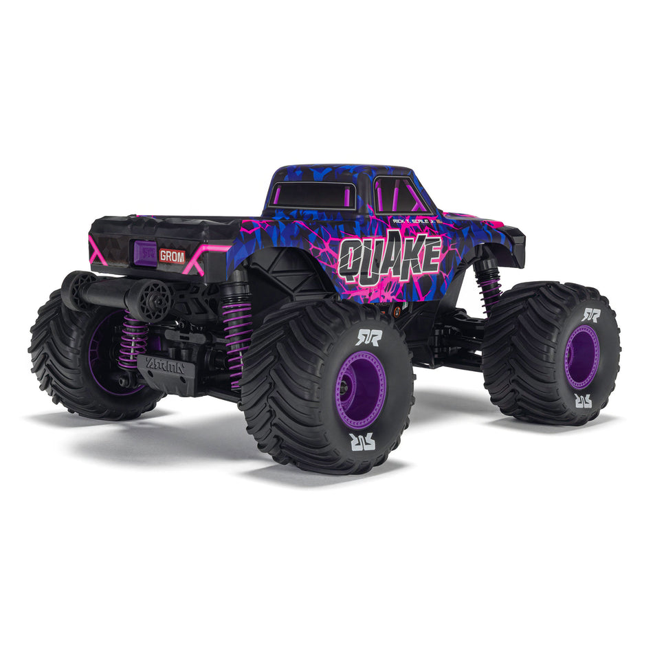 1/16 QUAKE GROM 4X4 RTR Brushed Monster Truck Purple
