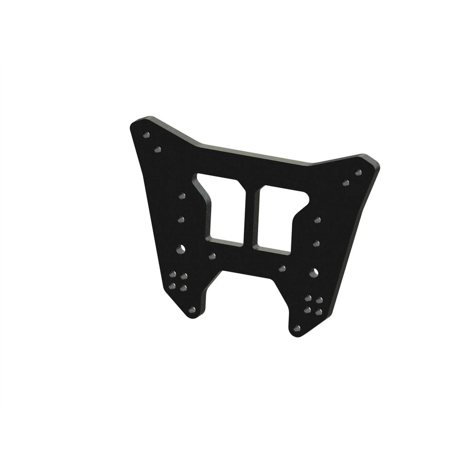 Arrma Rear Aluminum Shock Tower, Black: EXB