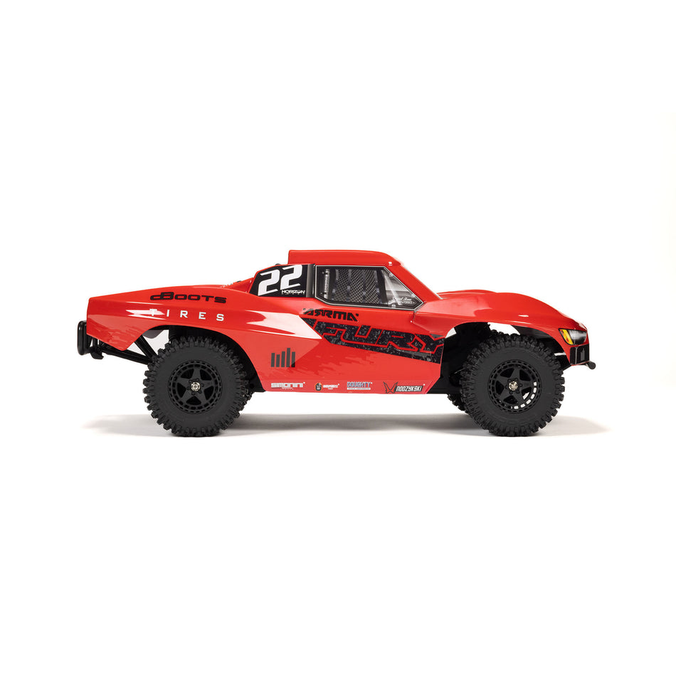 Arrma 1/10 FURY MEGA 550 2WD Short Course Truck RTR with Battery & Charger Red