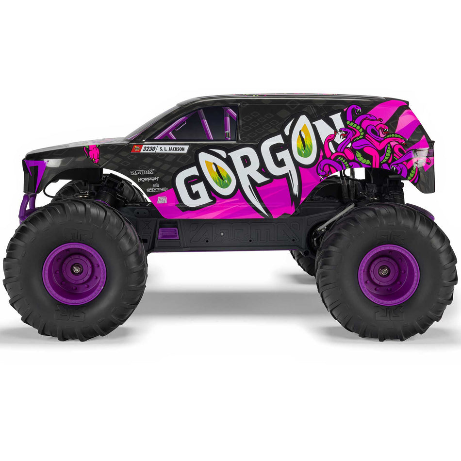 Arrma 1/10 GORGON 4X2 MEGA 550 Brushed Monster Truck RTR with Battery & Charger