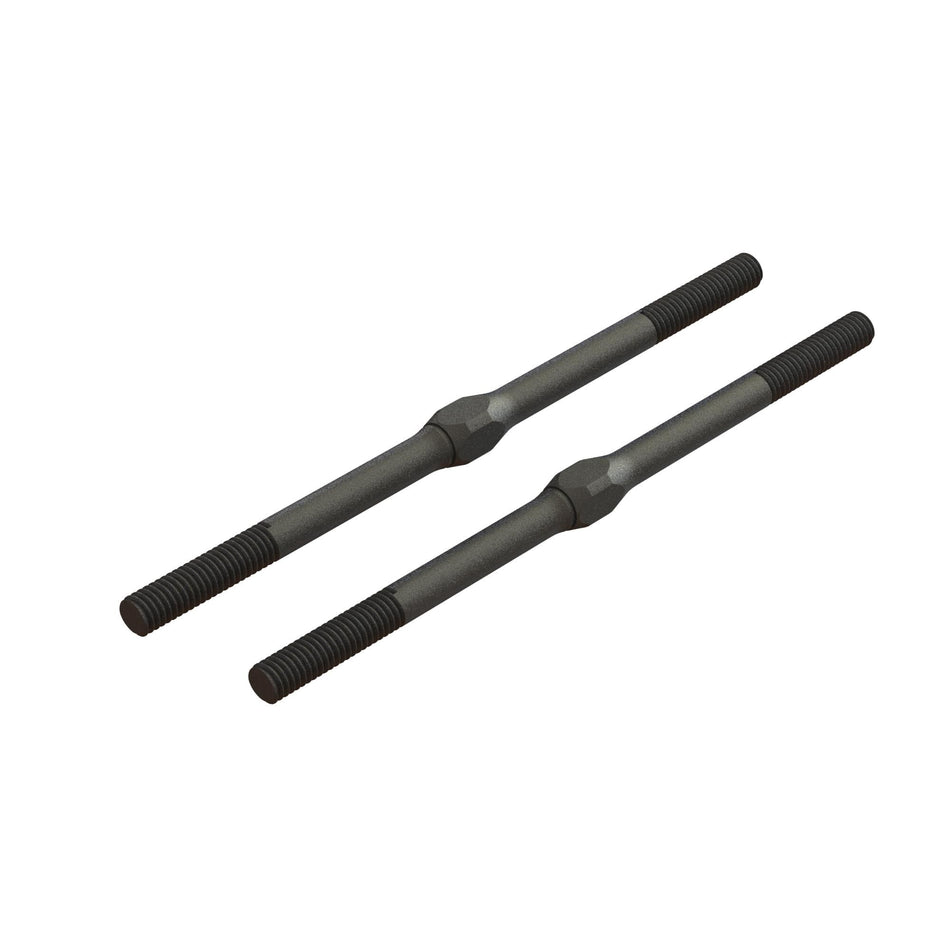 Arrma Steel Turnbuckle, M5 x 85mm Black (2) Kraton 4S