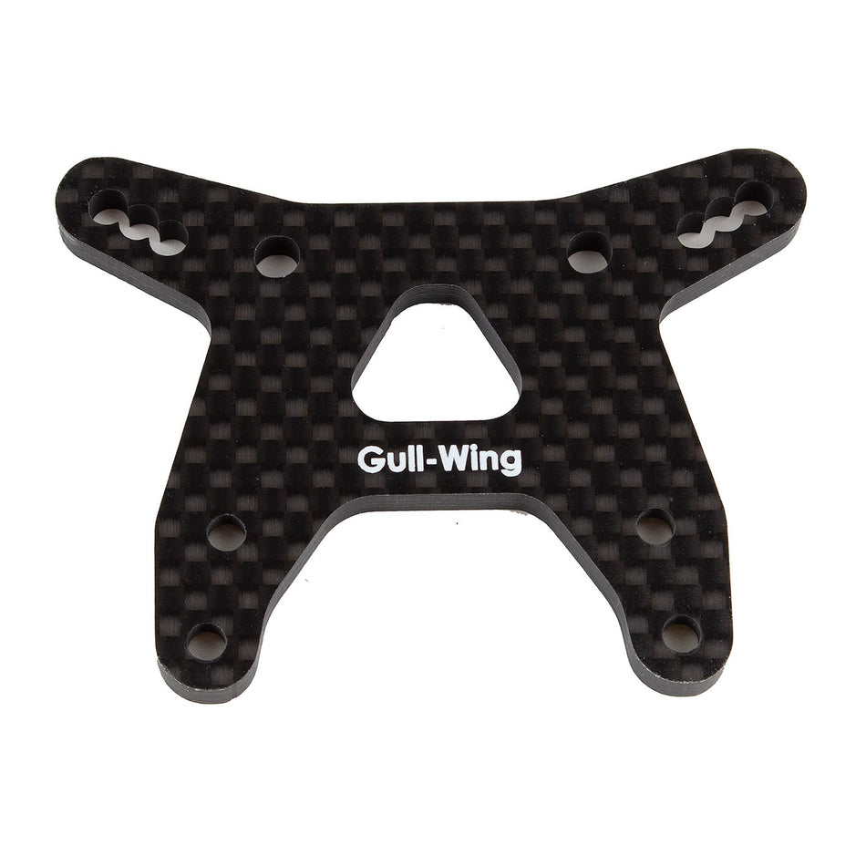 Team Associated RC10B6.3 Carbon Fiber "Wide Gull-Wing" Front Shock Tower