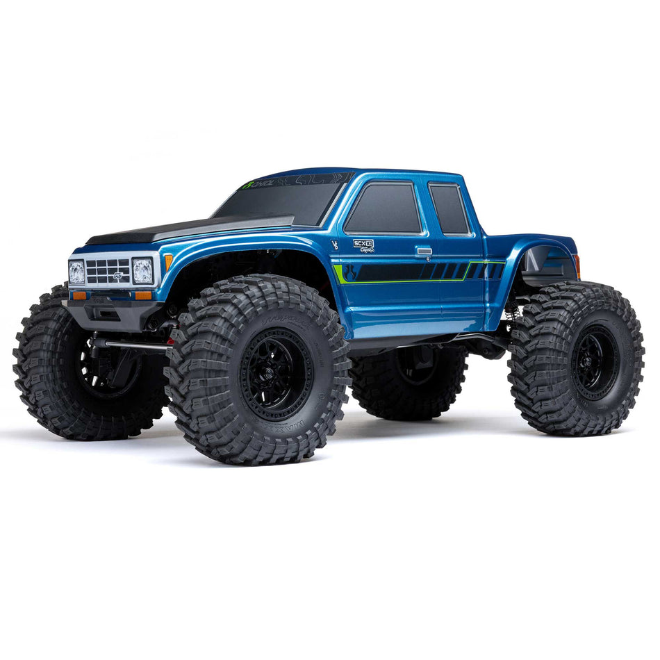 Axial 1/10 SCX10 III Coyote 4X4 RTR Brushed Rock Crawler, Blue