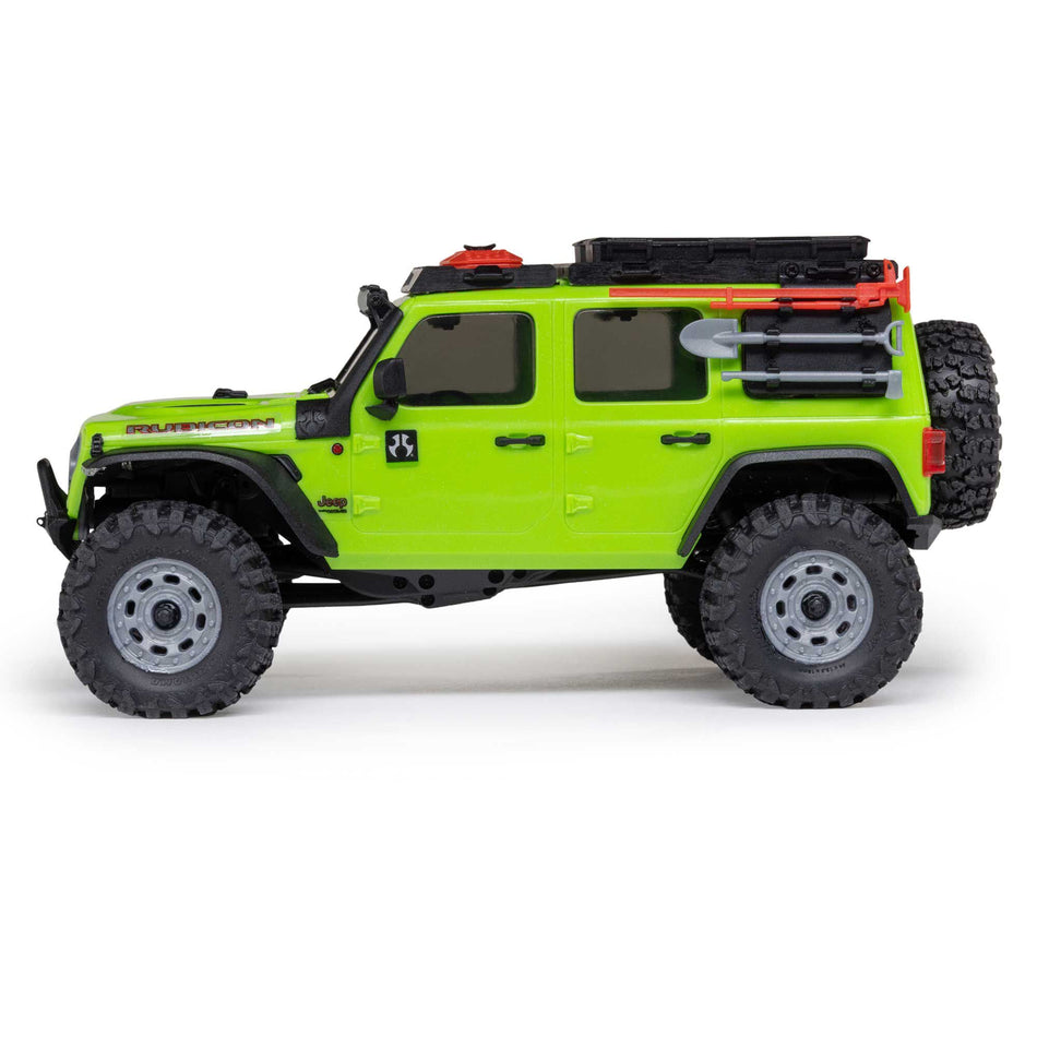 SCX30 Jeep Wrangler JLU 4X4 RTR Brushed Rock Crawler Green