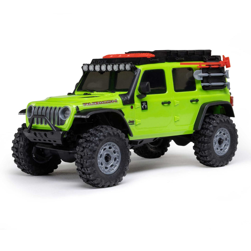 SCX30 Jeep Wrangler JLU 4X4 RTR Brushed Rock Crawler Green