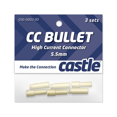 Castle 5.5mm High Current CC Bullet Connector Set