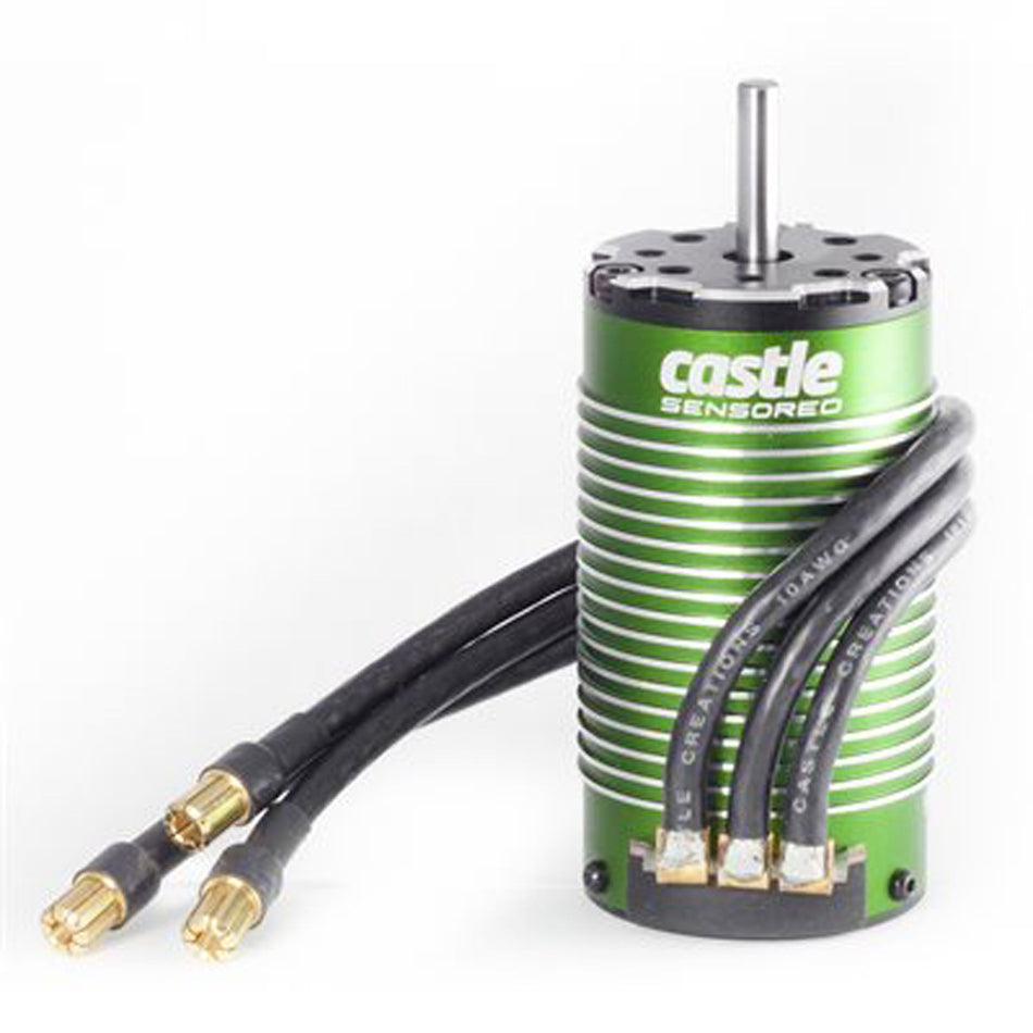 Castle 4-Pole Sensored Brushless Motor, 1512-2650KV