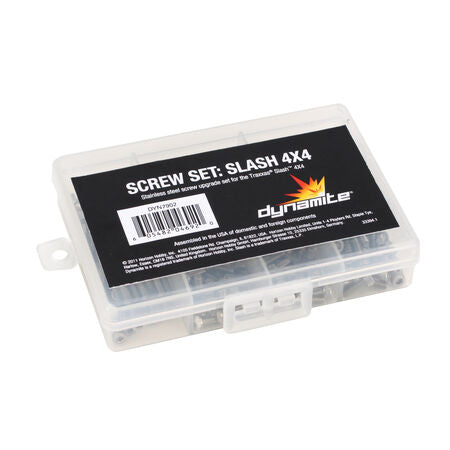 Dynamite Stainless Steel Screw Set: Slash 4X4