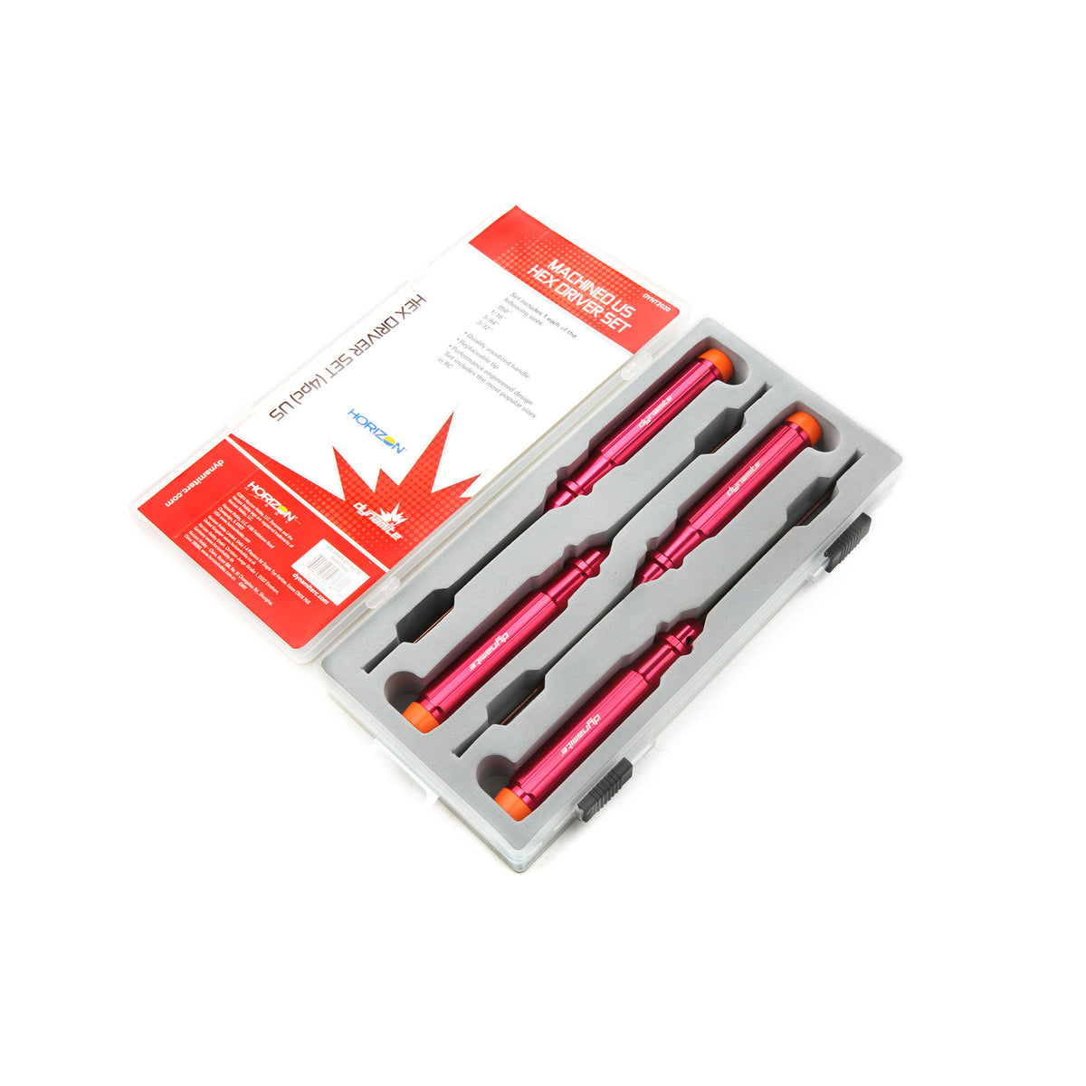 Dynamite Machined Standard Hex Driver Set (4) – Eds RC