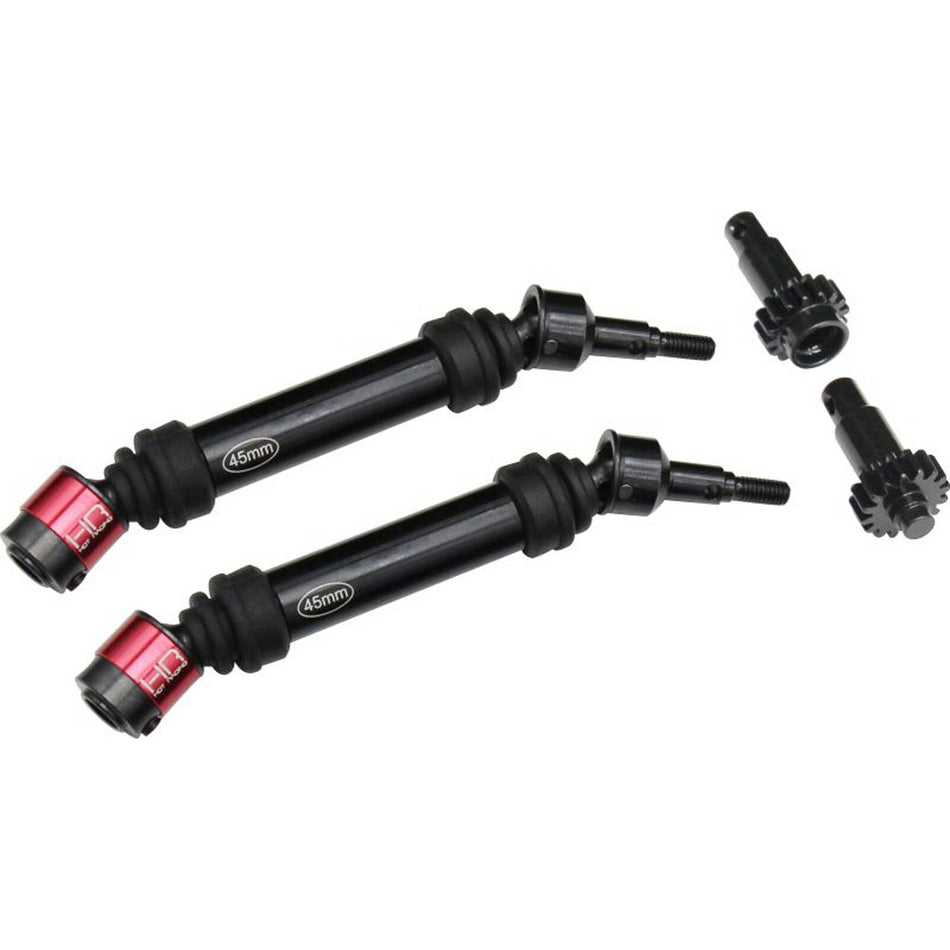 Hot Racing CV Splined Driveshafts Front or Rear: ARRMA 3S BLX, MEGA Vehicles