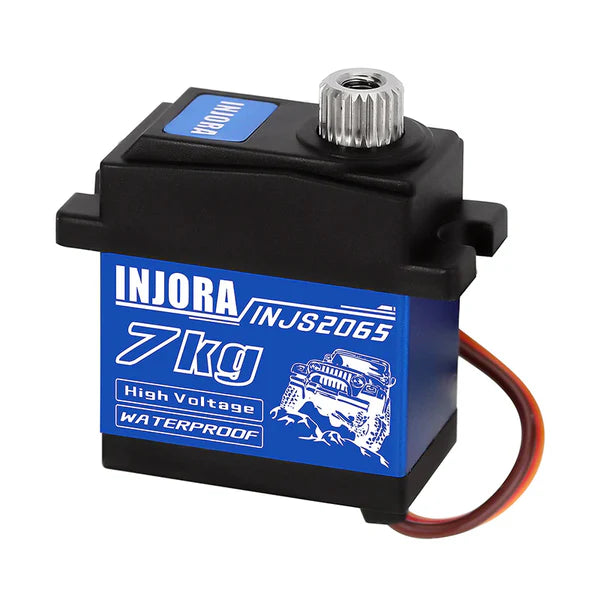 *INJORA 7KG High Voltage Waterproof 2065 Digital Servo with Mount for 1/18 TRX4M Upgrade