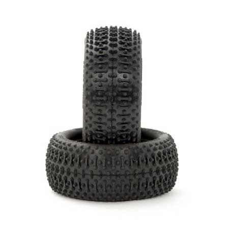 JConcepts Front Goose Bumps Tires, Green: 2.2 4WD (2)