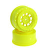 Jconcepts Hazard 12mm Hex Wheel, 3mm Wider Off Set, Yel:SC10