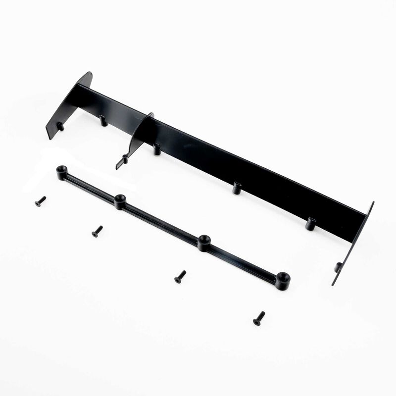 Losi Rear Spoiler Set Black: 22S DLM