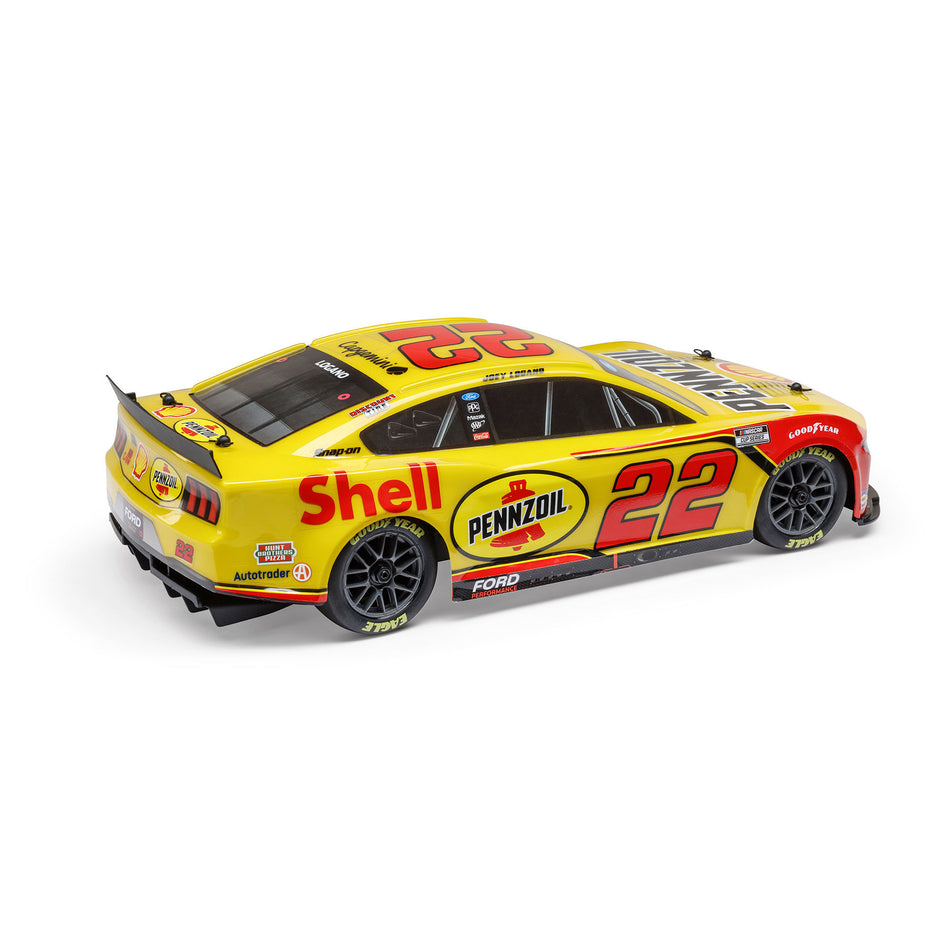 1/12 NASCAR RC Race Car Joey Logano No. 22 2025 Shell-Pennzoil Ford Mustang 2S AWD RTR Brushed On-Road