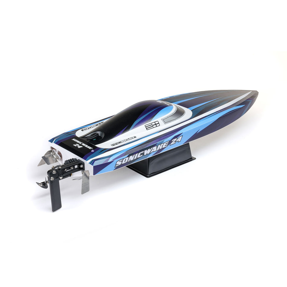 Sonicwake 24" Self-Righting Brushless Deep-V RTR (Battery & Charger Included), Blue