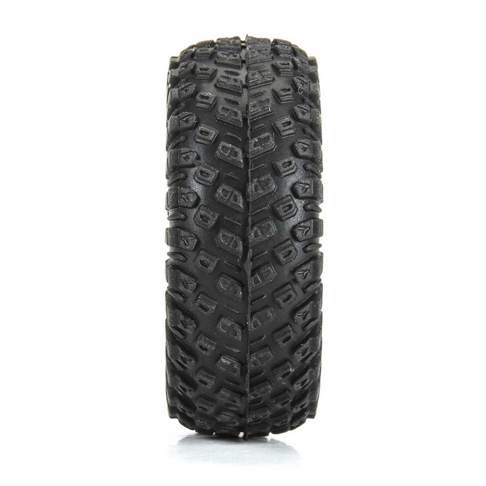 Proline 1/30 Aztek Front/Rear Mounted Black Clobber (4): Axial SCX30