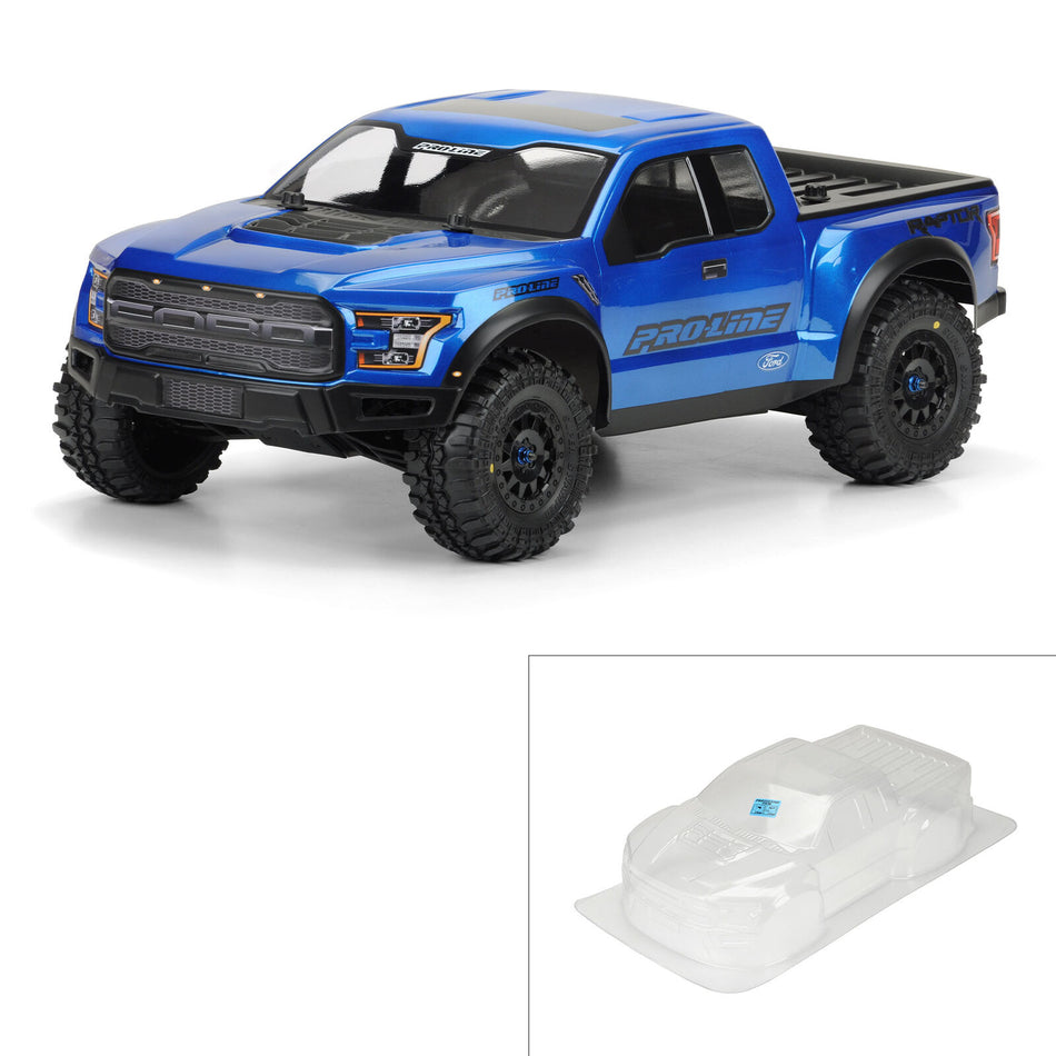 Proline 1/10 2017 Ford F-150 Raptor True Scale Clear Body: Short Course