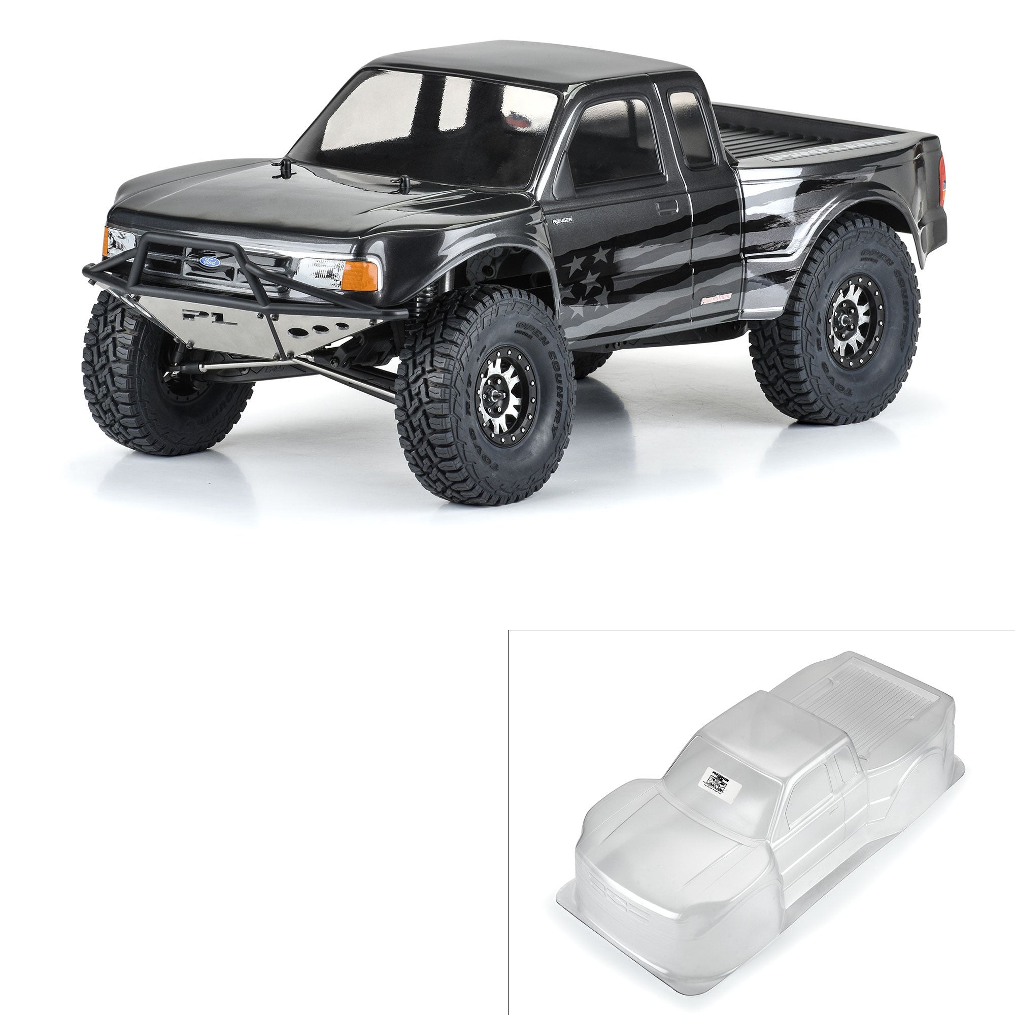 Proline 1/10 1993 Ford Ranger Pre-Runner Clear Body 12.3