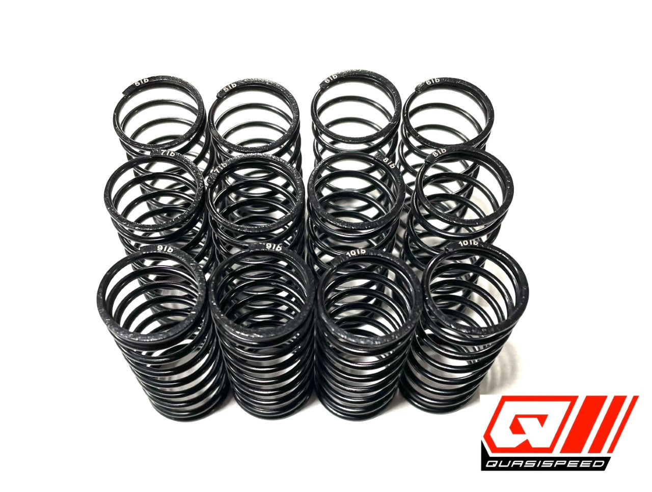 GFRP Big Bore Rated Shock Springs in Pairs (7 variants) – Eds RC