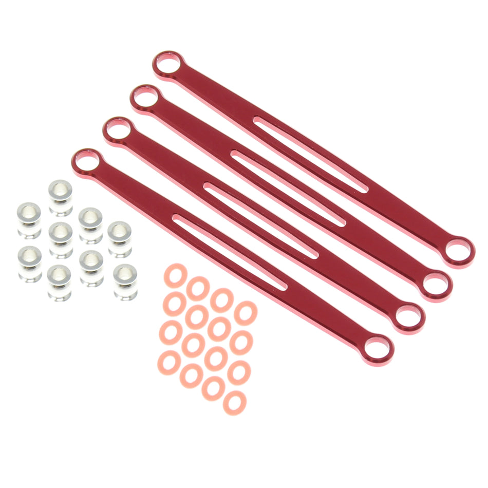 Redcat Ascent 18 REAR LINKS (ALUMINUM)(RED)(4PCS)