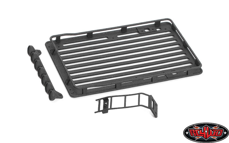 Micro Series Roof Rack w/ Light Set and Ladder Axial SCX24 1/24 Jeep Wrangler RTR