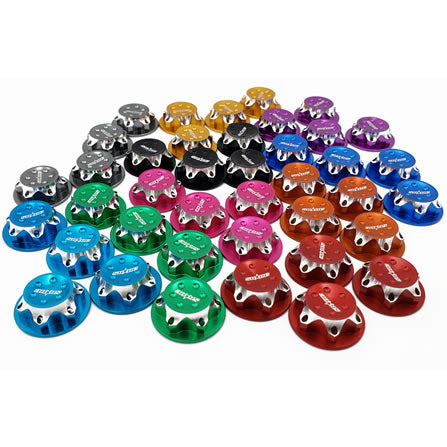 Sticky Kicks RC Five Star M17 Wheelnuts Closed End (Black)