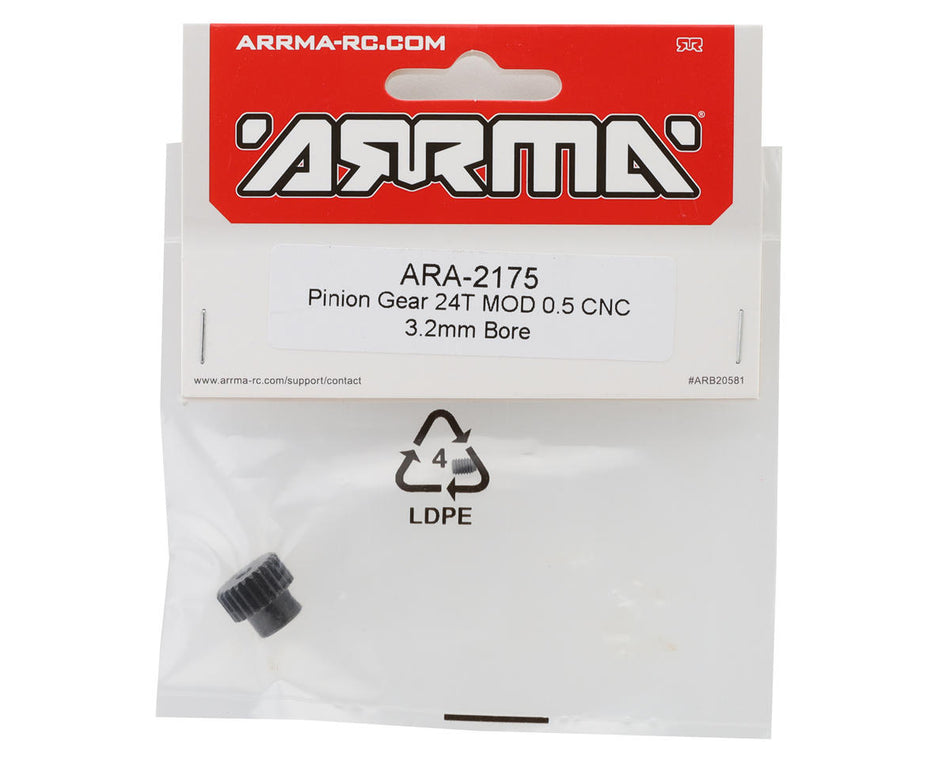 Arrma Mod 0.5 Pinion Gear (3.2mm Bore) (24T)