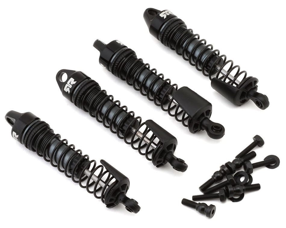 Arrma Grom Aluminum 71mm Oil-Filled Threaded Shocks (Grey) (4) (Gorgon/Quake) (500cSt)