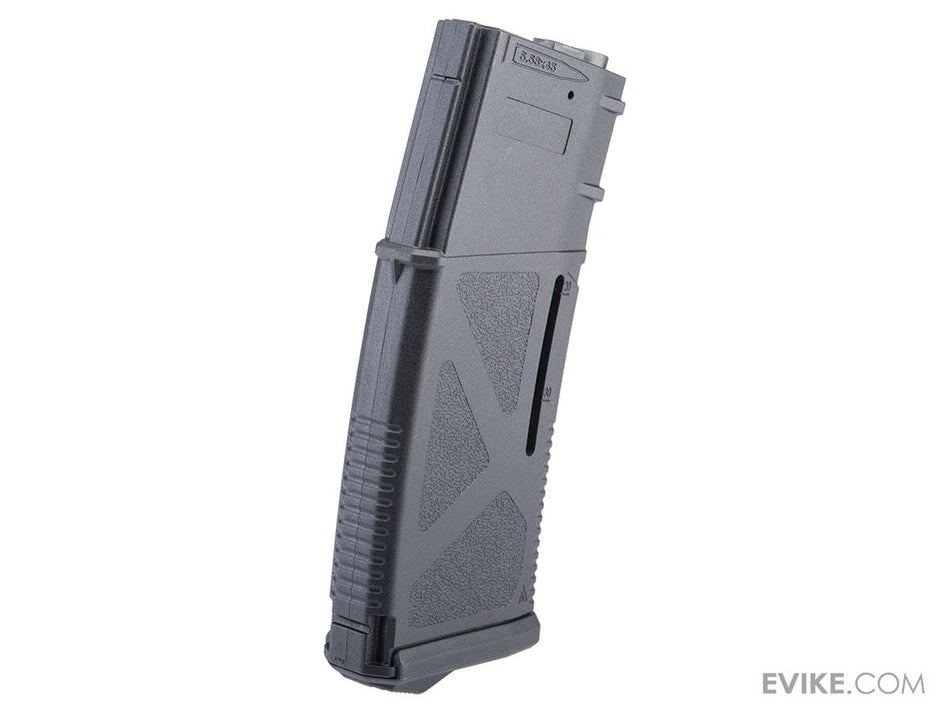 Arcturus AR MOD1 Windowed EMM Variable Cap 30/130 Round Mid-Cap Magazine for M4 / M16 Series Airsoft AEG Rifles Black / Single Mag