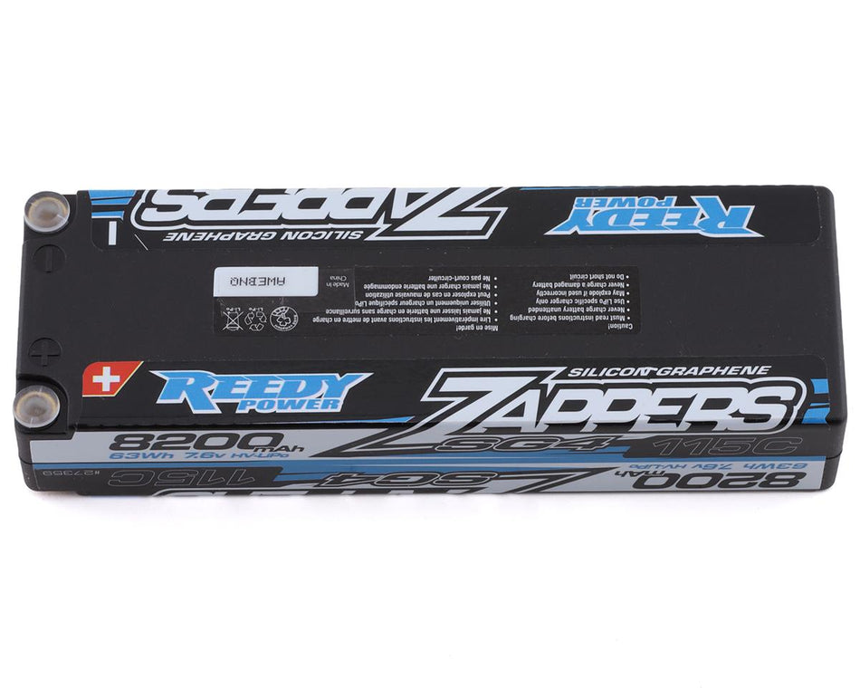 Reedy Zappers HV SG4 2S 115C LiPo Battery (7.6V/8200mAh) w/5mm Bullets