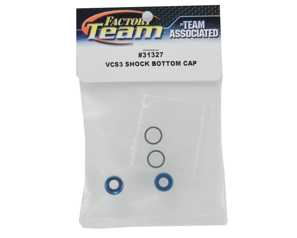 Team Associated VCS3 Lower Shock Cap Set w/O-Rings (2)