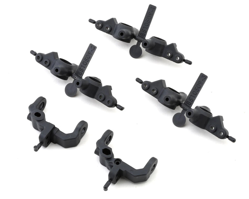 Team Associated RC10B7 Factory Team Caster & Steering Blocks (Carbon)