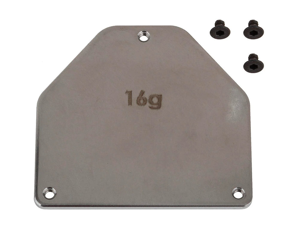 Team Associated RC10B7 Factory Team Steel Servo Weight Plate (16g)