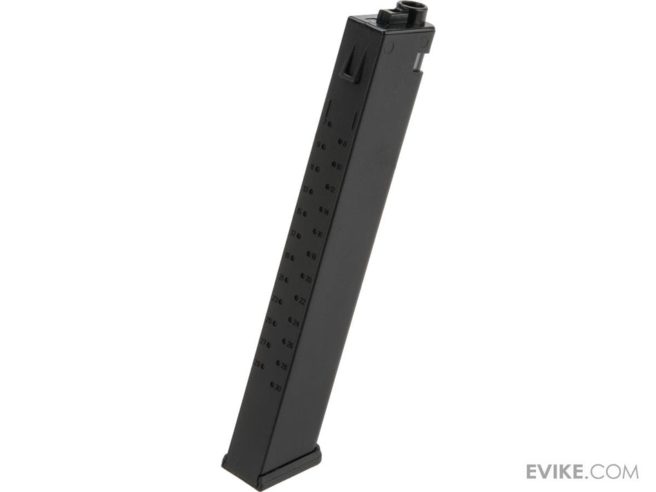 Classic Army 120rd Mid-Cap Polymer Magazine for Nemesis X9 Airsoft AEGs (Color: Black)